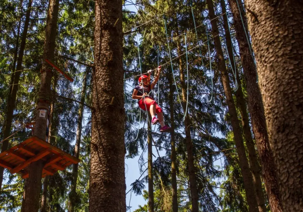 Nowy park linowy w Rybniku - emocjonujące trasy i atrakcje dla każdego