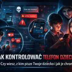 Zagrożenia online: jak kontrolować telefon dziecka bez jego wiedzy? Chroń dziecko przed cyberprzemocą i wyłudzeniem pieniędzy.