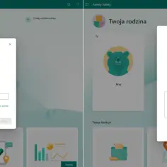 Ekran Family Safety pokazuje okno dodawania członka rodziny. Można tu zarządzać ustawieniami, co jest kluczowe, by wiedzieć jak wyłączyć kontrolę rodzicielską Microsoft.