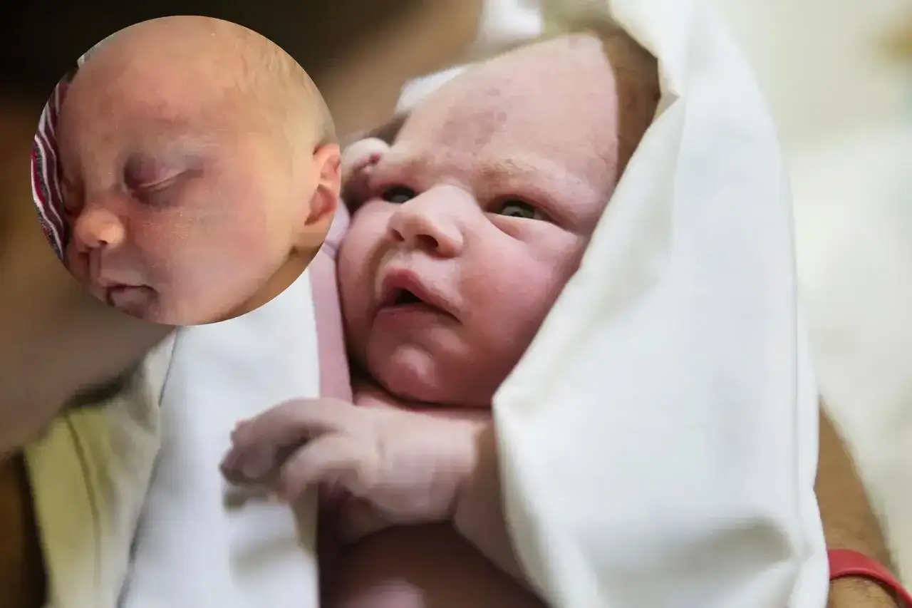 Oczy noworodka, jak widzi dwutygodniowe dziecko, skupiają się na jasnych kształtach i kontrastach.
