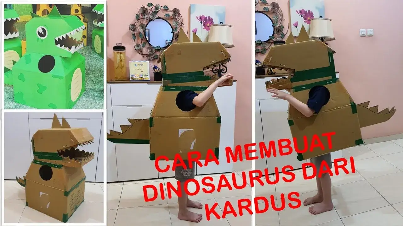 Zdjęcie Jak zrobić strój dinozaura - proste instrukcje krok po kroku