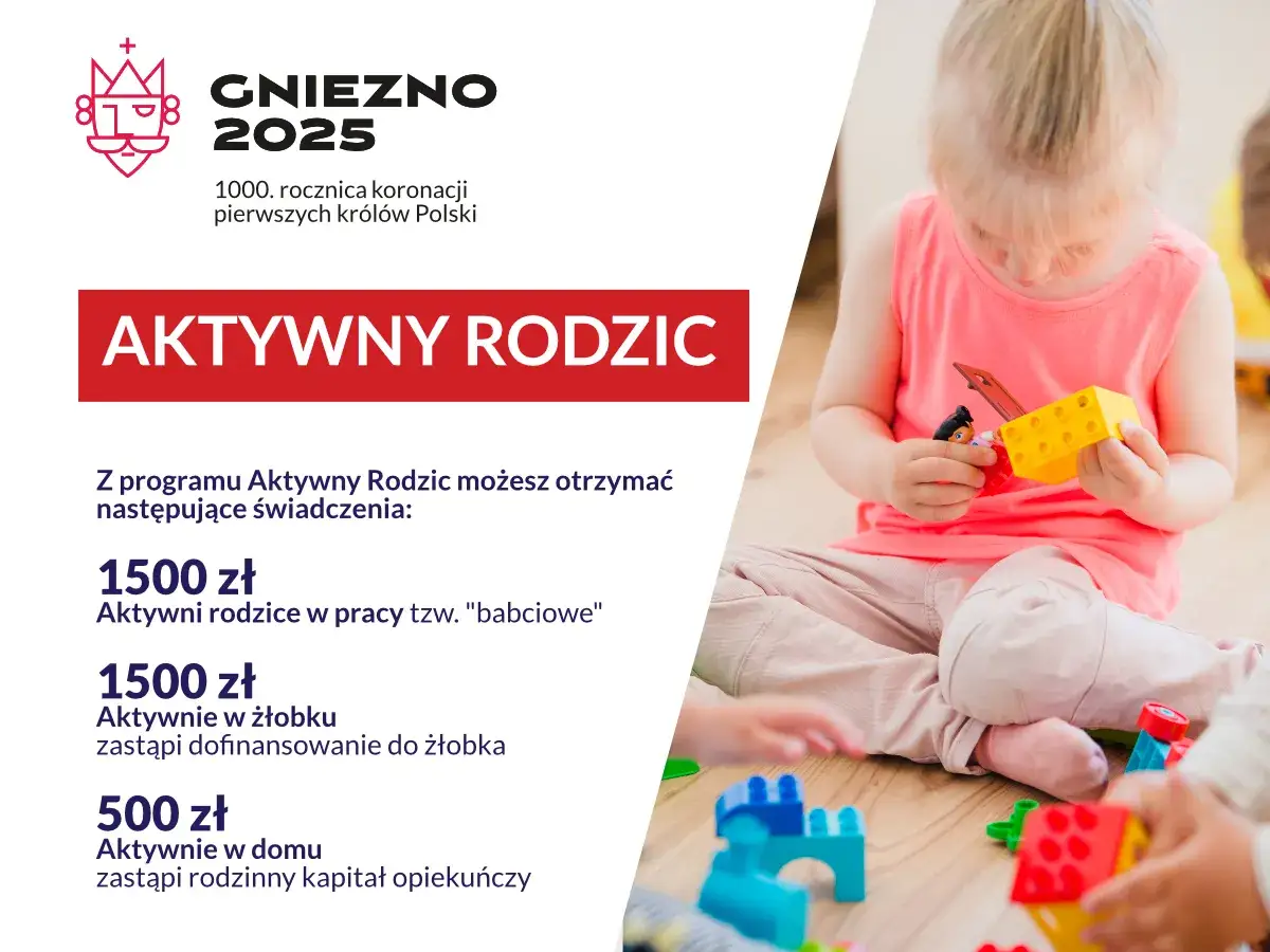 Program Aktywny Rodzic: 1500 zł na żłobek prywatny, 1500 zł na 